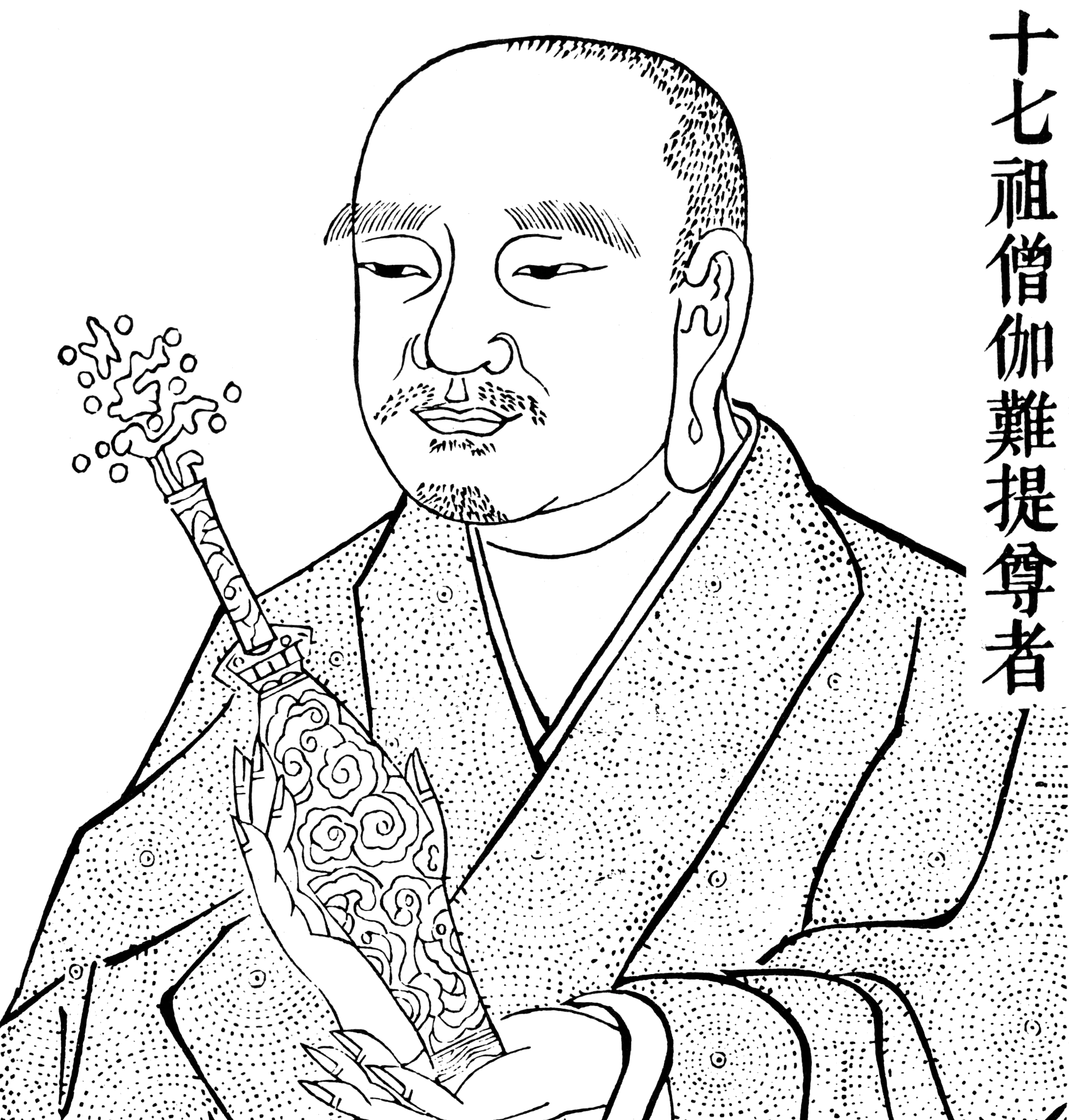Portrait de Sanghānandi